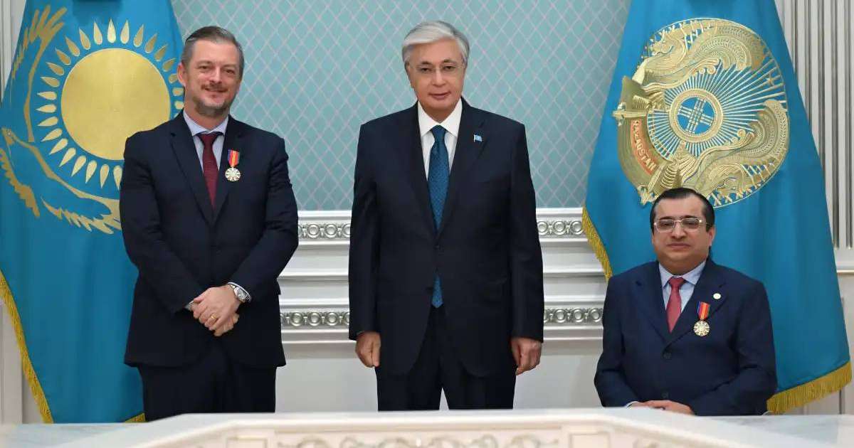 Colman Domingo and Jude Law at amfAR’s Venice Gala