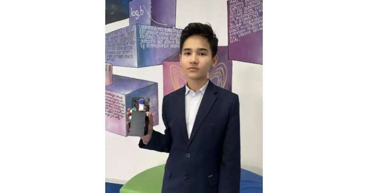 Елордалық оқушы ерекше құрылғы ойлап тапты