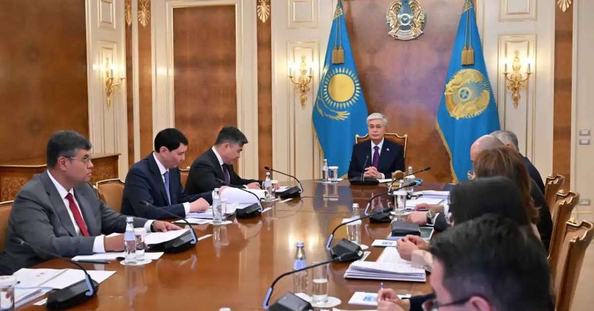 Президент Ұлттық банктің жылдық есебін қабылдады