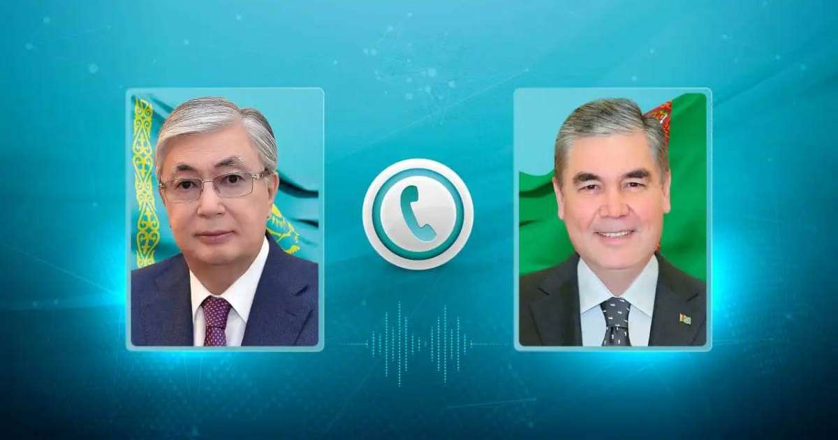 Президент Гурбангулы Бердімұхамедовпен телефон арқылы сөйлесті