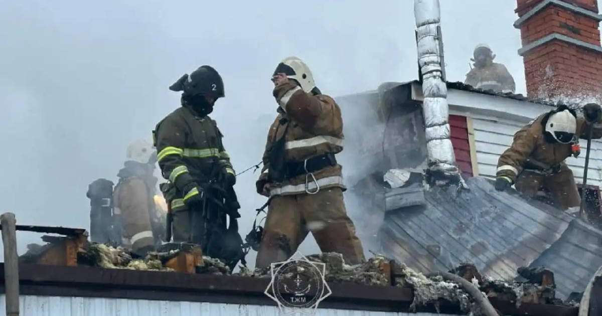 Рудныйда дәмханадан шыққан өрт сөндірілді