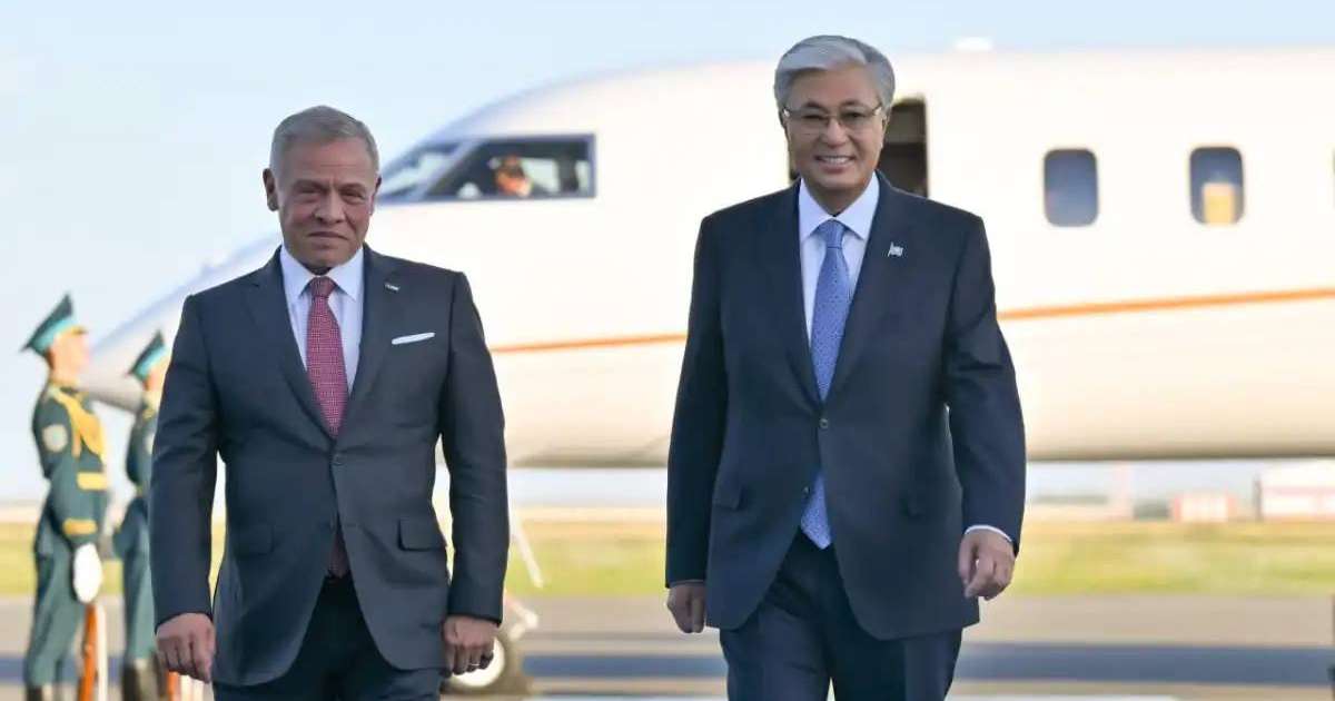 Иордания Королі II Абдалла бен әл-Хусейн Астанаға сапармен келді