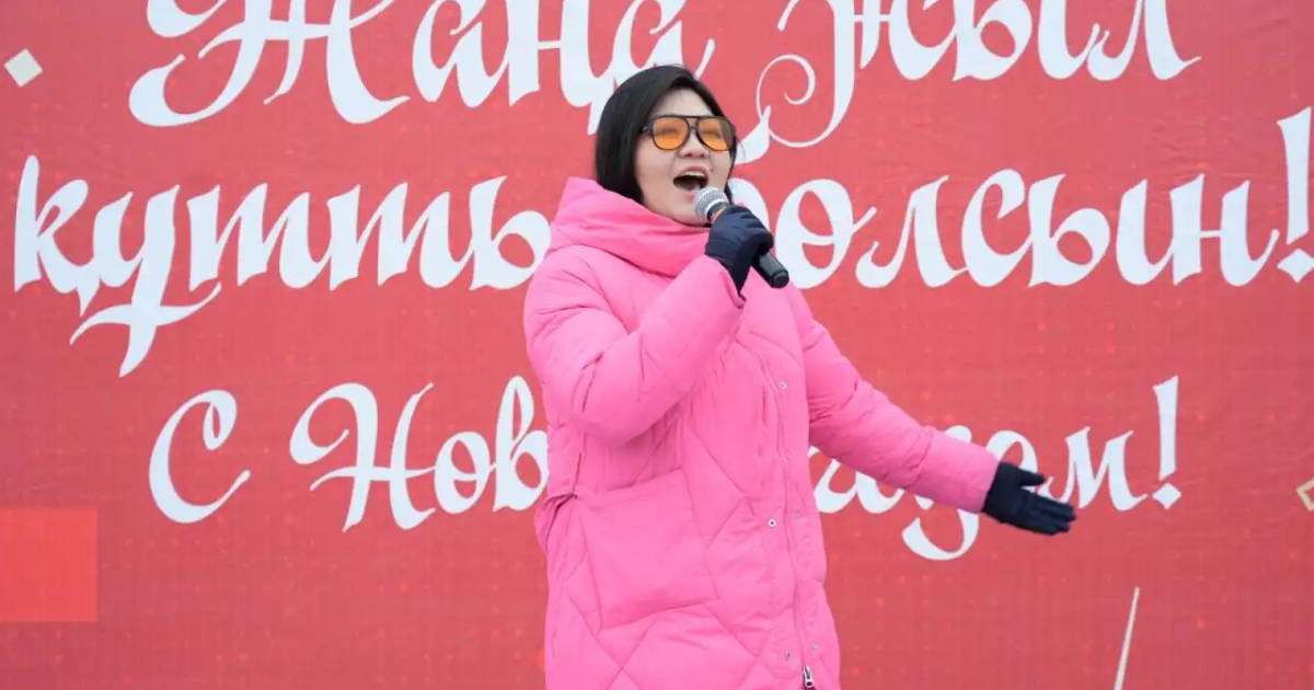 Елордадағы «Өндіріс» тұрғын алабында жаңа жылдық концерт ұйымдастырылды