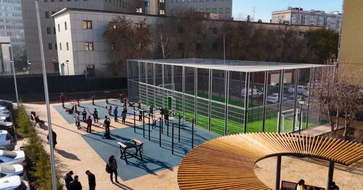 Биыл Байқоңыр ауданында 130-дан астам аула абаттандырылды