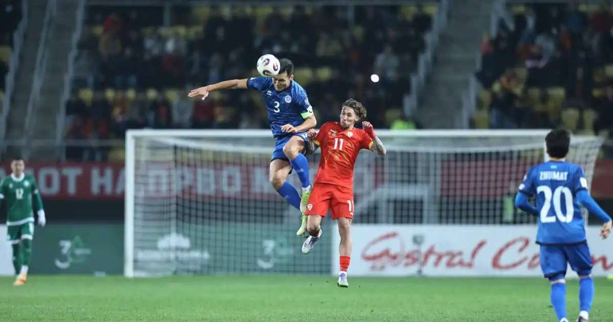 Қазақстан құрамасы сырт алаңда Солтүстік Македониямен тең ойнады