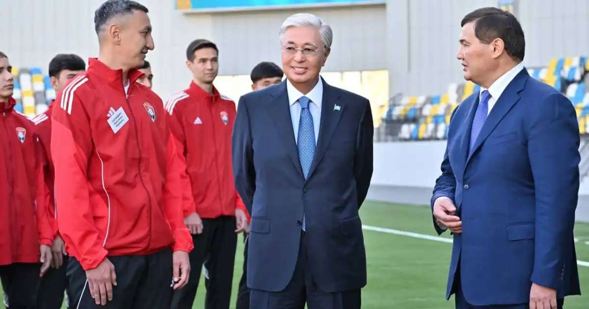 Мемлекет басшысы Қызылорда қаласындағы орталық стадионға барды