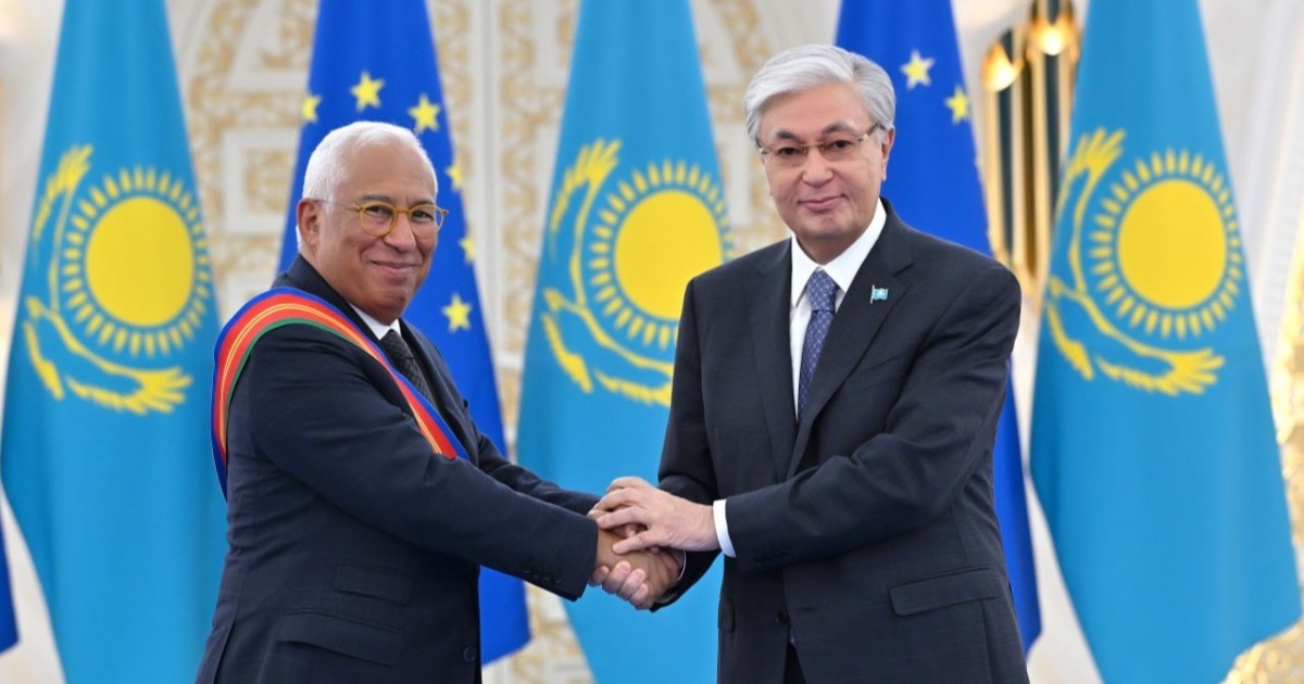 Мемлекет басшысы Еуропалық Кеңес Президентін І дәрежелі «Достық» орденімен марапаттады