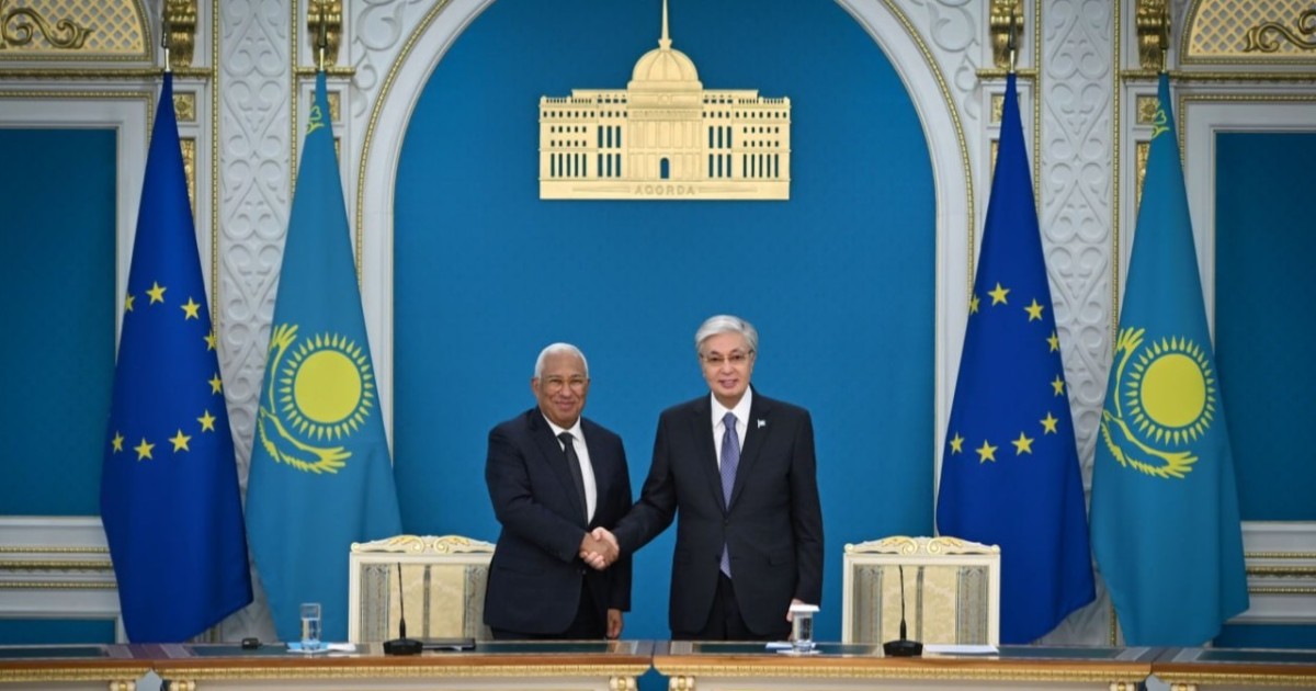 Қасым-Жомарт Тоқаев пен Антониу Кошта бірлескен мәлімдеме жасады