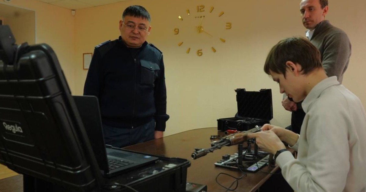 Қостанайда әдейі өшірілген қару нөмірін анықтайтын аппарат іске қосылды