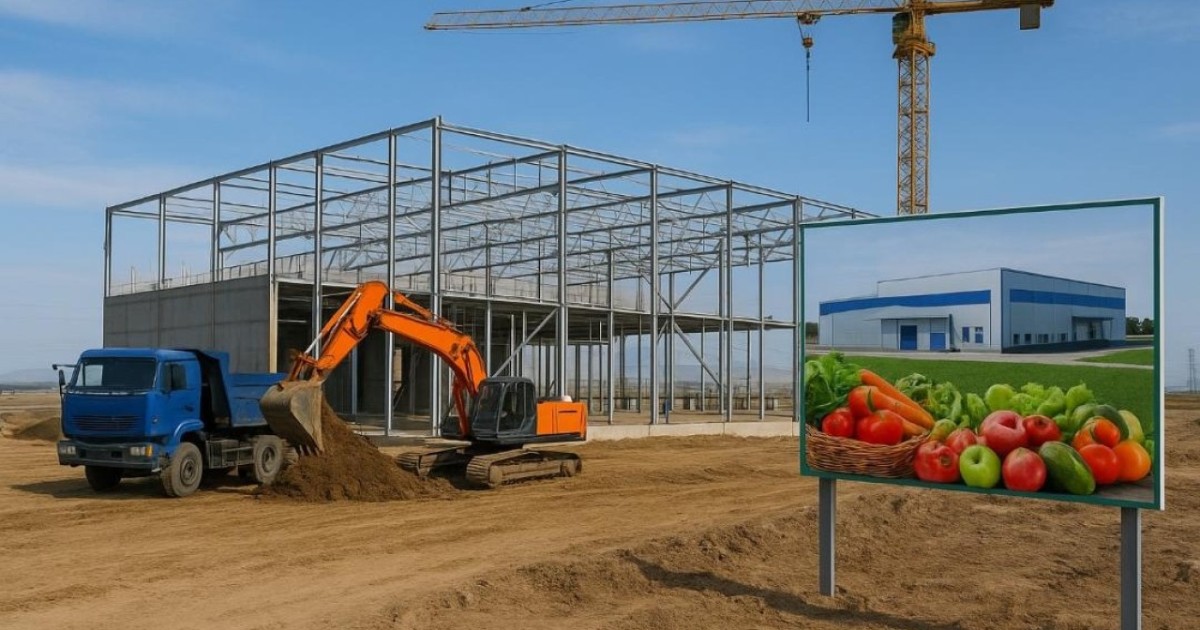Алматы облысында жылына 70 мың тонна жеміс пен көкөніс өңдейтін зауыт құрылысы басталды