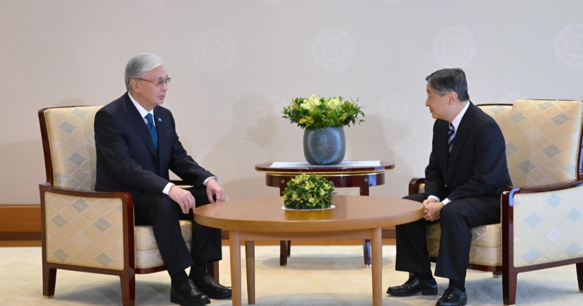 Президент Жапония Императоры Нарухитомен кездесті