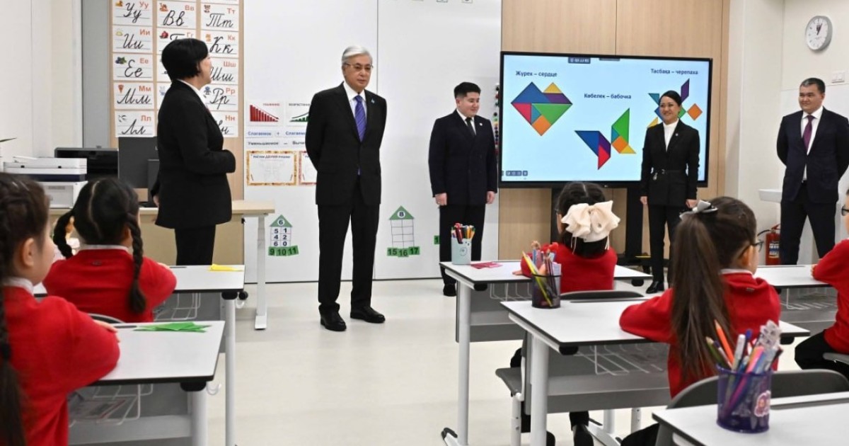 Президент New Generation School Astana ғимаратына барды