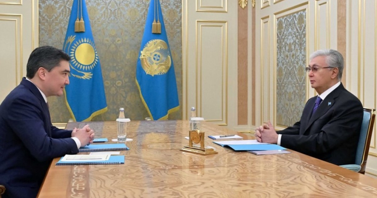 Мемлекет басшысы Премьер-министр Олжас Бектеновті қабылдады