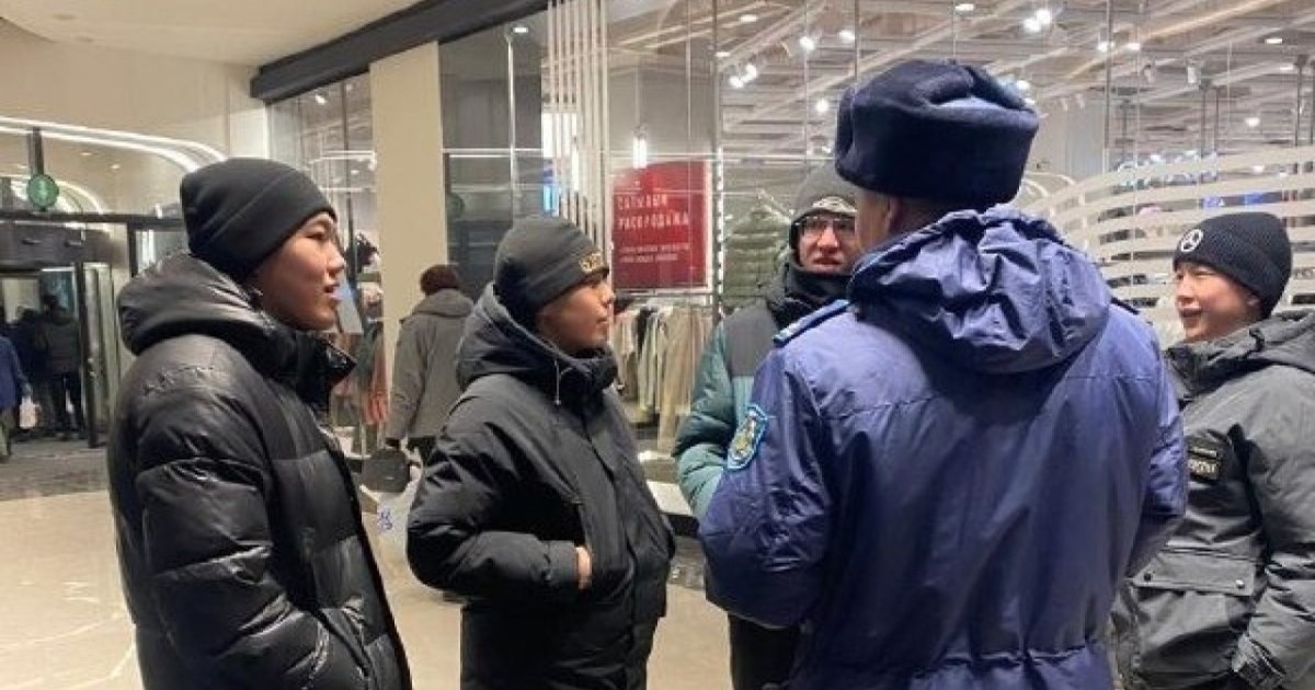 Елордалық «Нұра» ауданында балалардың түнгі серуеніне қарсы рейд өткізілді