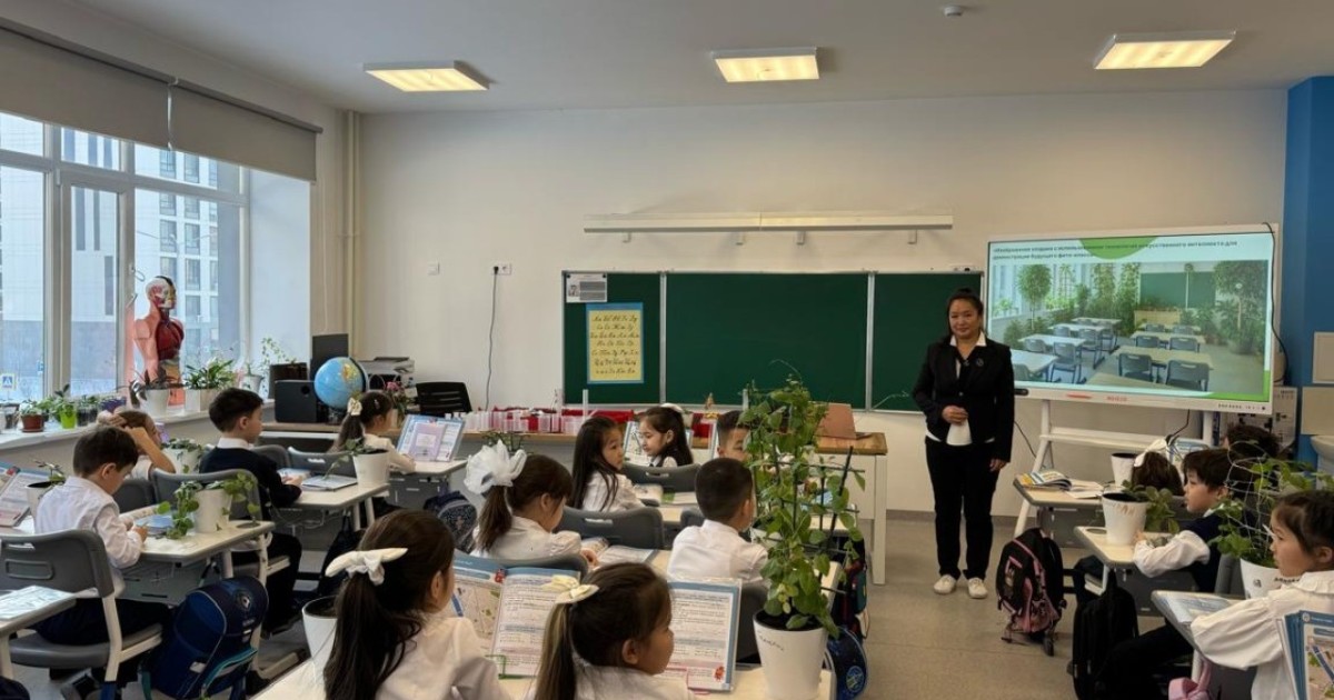Елордалық мектепте экологиялық жоба таныстырылды