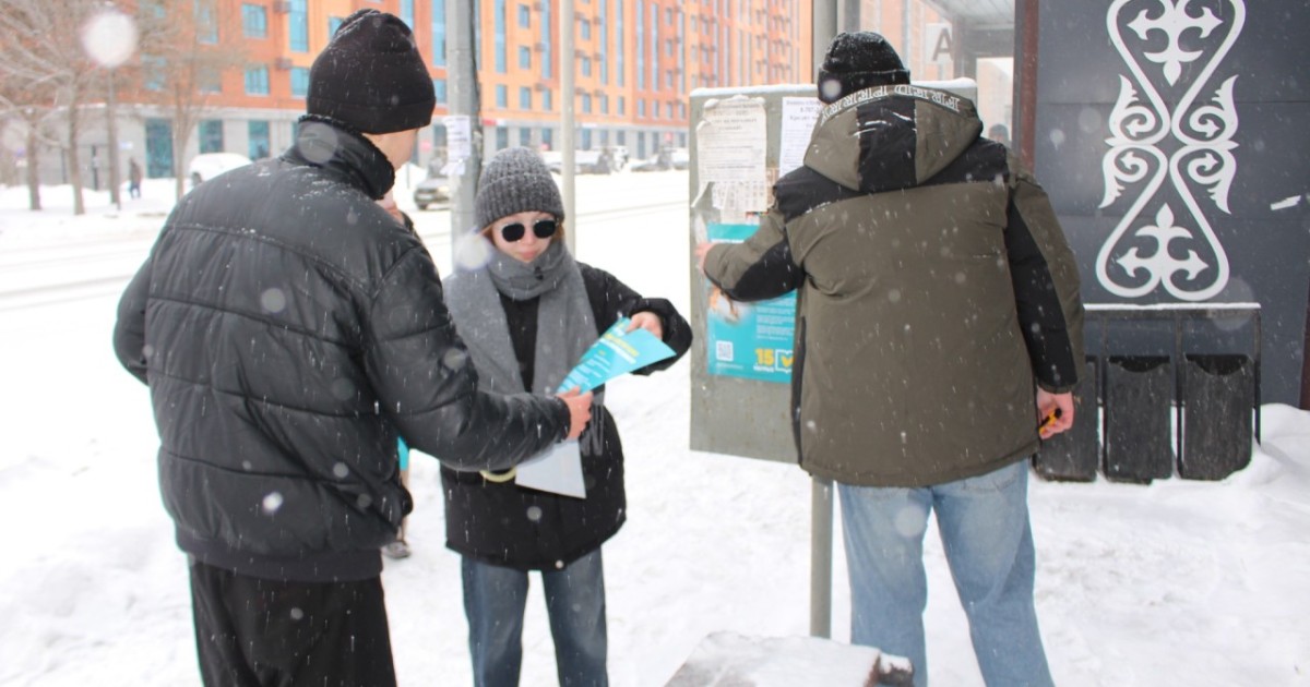 Жалпыұлттық коалиция белсенділері ақпараттық науқанды бастады