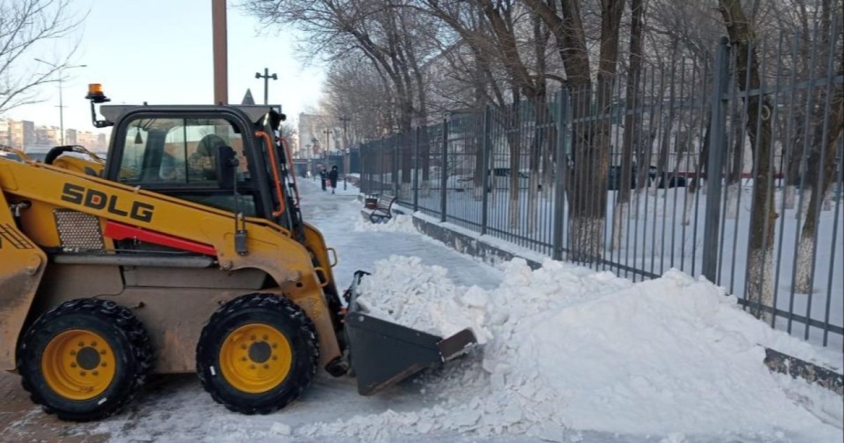 Астанадан қыс мезгілі басталғалы 6 млн текше метрден астам қар шығарылды