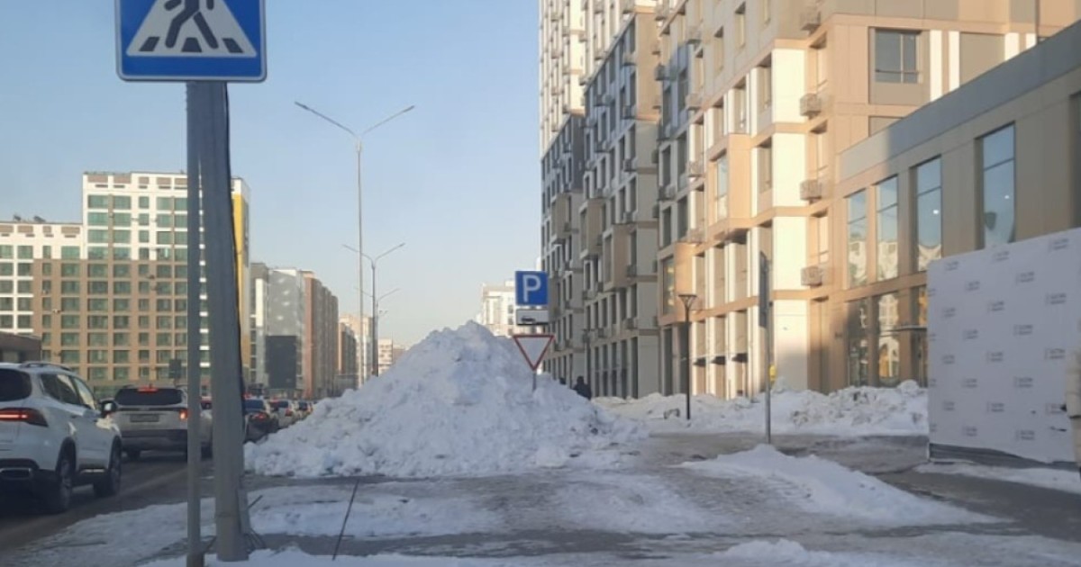 Елордада қарды уақытылы тазаламаған 190-ға жуық субъект жауапкершілікке тартылды