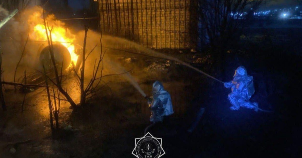 Ақтөбедегі автогаз құю бекетінде жарылыс болды