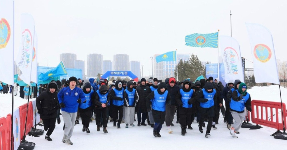 Референдумға қолдау білдірген астаналық жастар 2,5 және 5 шақырымға жүгірді