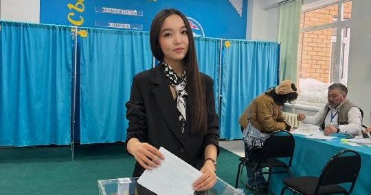 Астанада 18 жастағы тұрғын алғаш рет дауыс берді