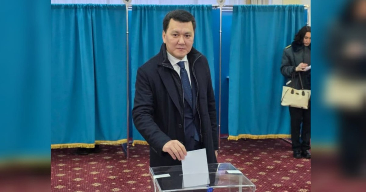 Мемлекеттік кеңесші Ерлан Қарин референдумда дауыс берді