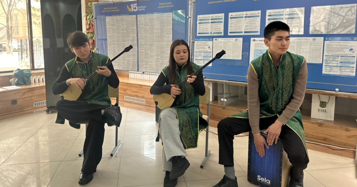 Астанадағы сайлау учаскелерінде Наурызға арналған мерекелік бағдарламалар ұйымдастырылды