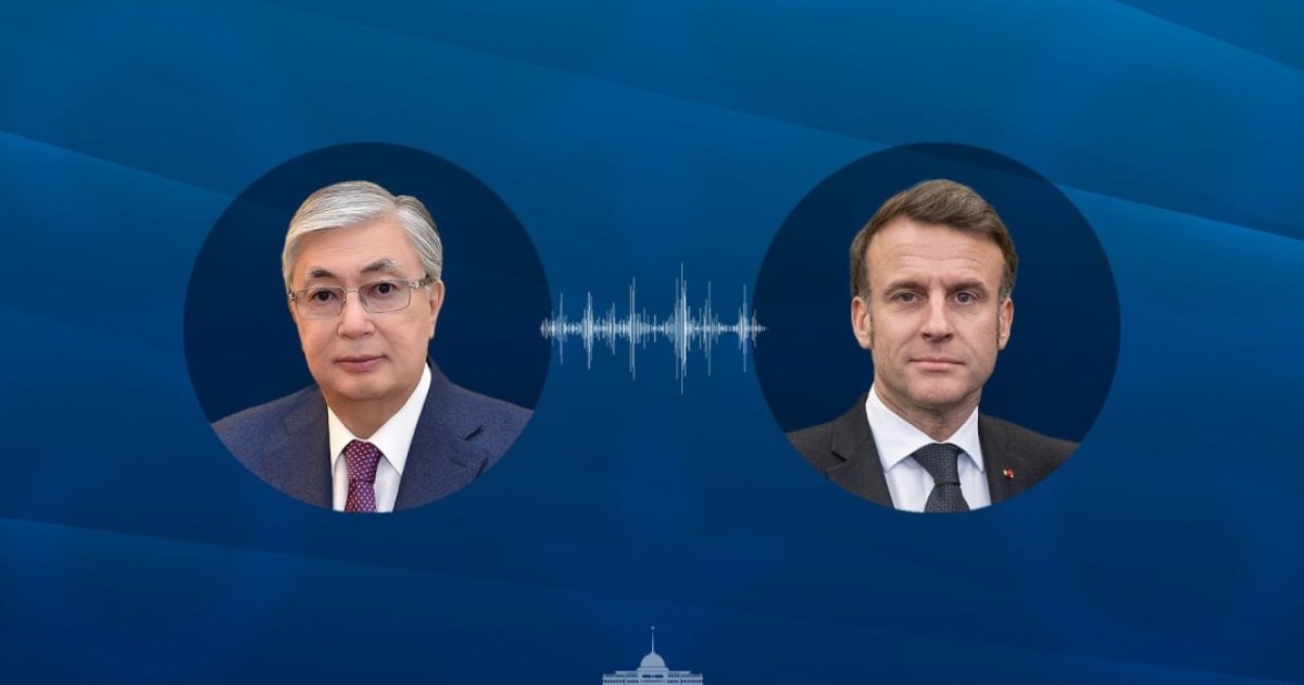 Мемлекет басшысы Франция Президентімен телефон арқылы сөйлесті