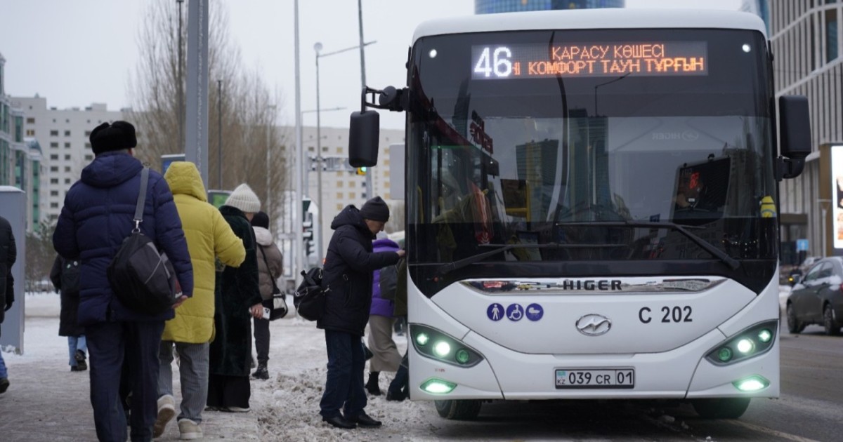 Астанада екі автобустың қозғалыс бағыты өзгерді