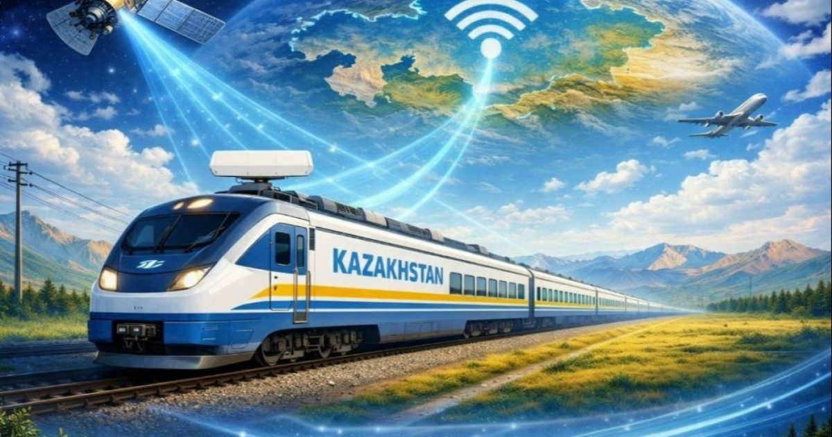 Қазақстанда пойыздарда спутник интернеті кең қолданылып келеді