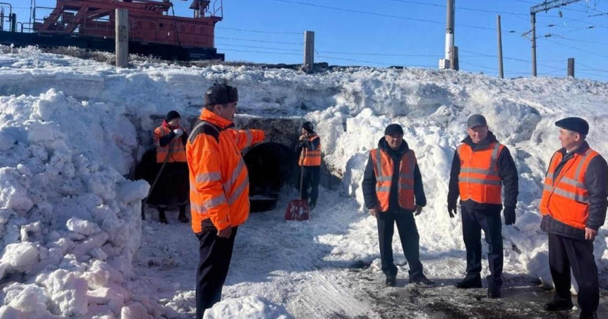 Ақмола облысында теміржол инфрақұрылымының су тасқынына дайындығы тексерілді