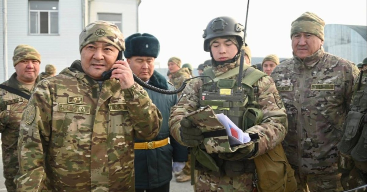 Бас штаб комиссиясы еліміздің батысындағы әскери бөлімдерді тексерді