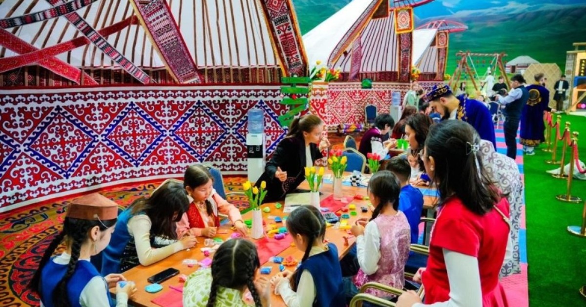 Астанада Наурыз мейрамына орай балаларға арнап шығармашылық алаң ұйымдастырылды