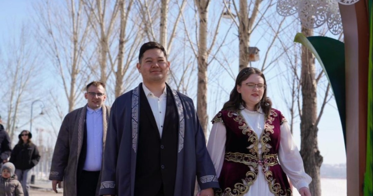 Астанада Наурыз мейрамында 5 жұптың некесі қиылды