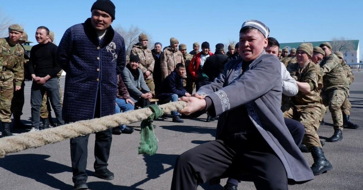 Әскери қызметшілер Наурыз мейрамын атап өтті
