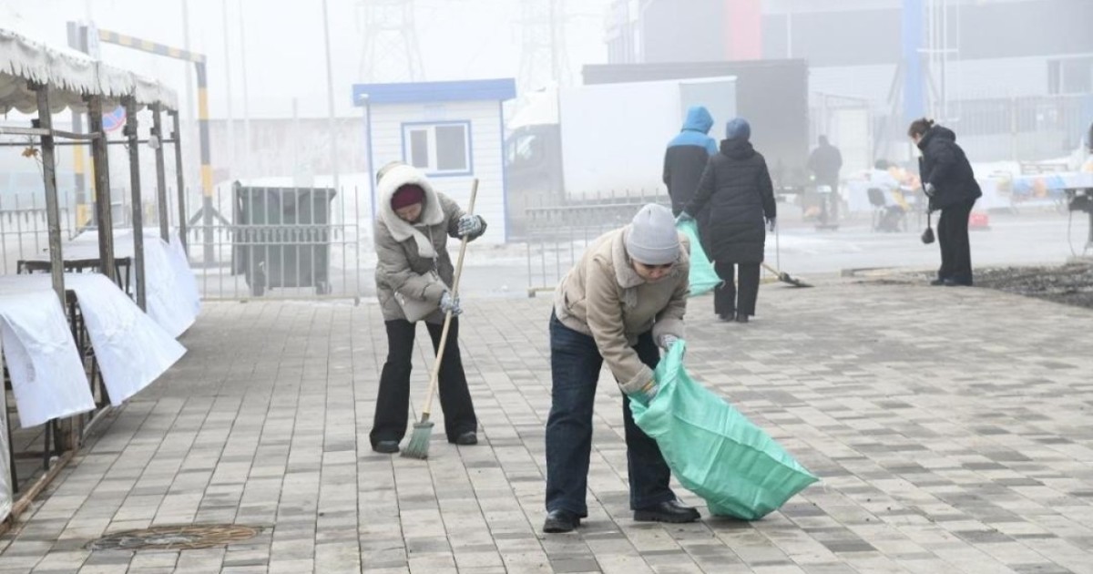 Тазару күні: астаналықтар тазалық акциясына белсенді қатысты