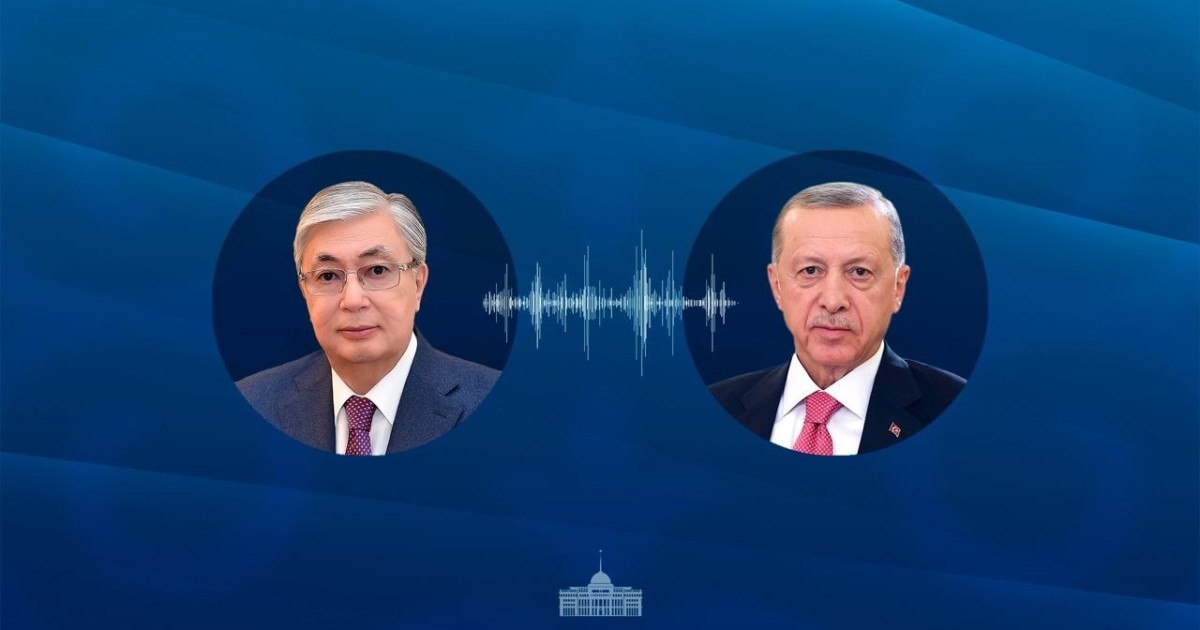 Ердоған Тоқаевты жалпыұлттық референдумның сәтті өтуімен құттықтады