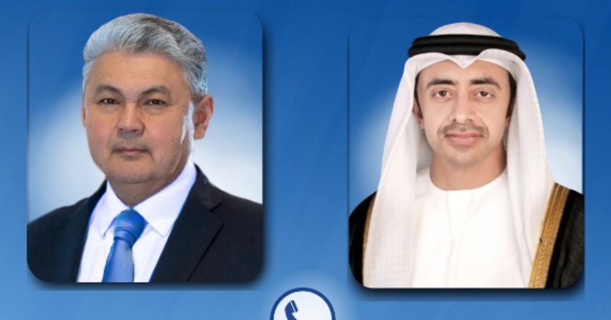 Қазақстан мен БАӘ сыртқы істер министрлері Таяу Шығыстағы ахуалды талқылады