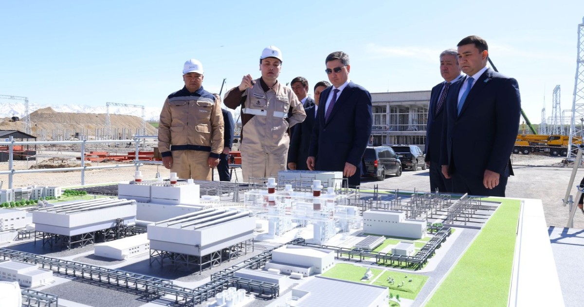 Бектенов Түркістан облысындағы газ электр стансасының құрылысымен танысты