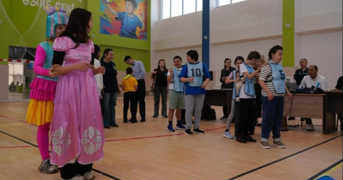 Астанада инклюзивті «Көңілді старт» жарысы өтті