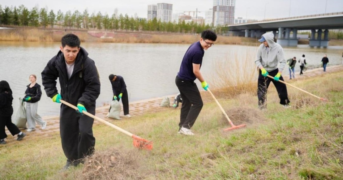 «Таза Қазақстан»: елорда жастары арасында тазалық тренді қарқын алып келеді