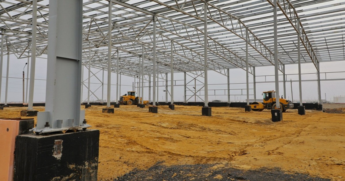 Ұлытау облысында алғашқы көтерме-тарату орталығының құрылысы аяқталуға жақын