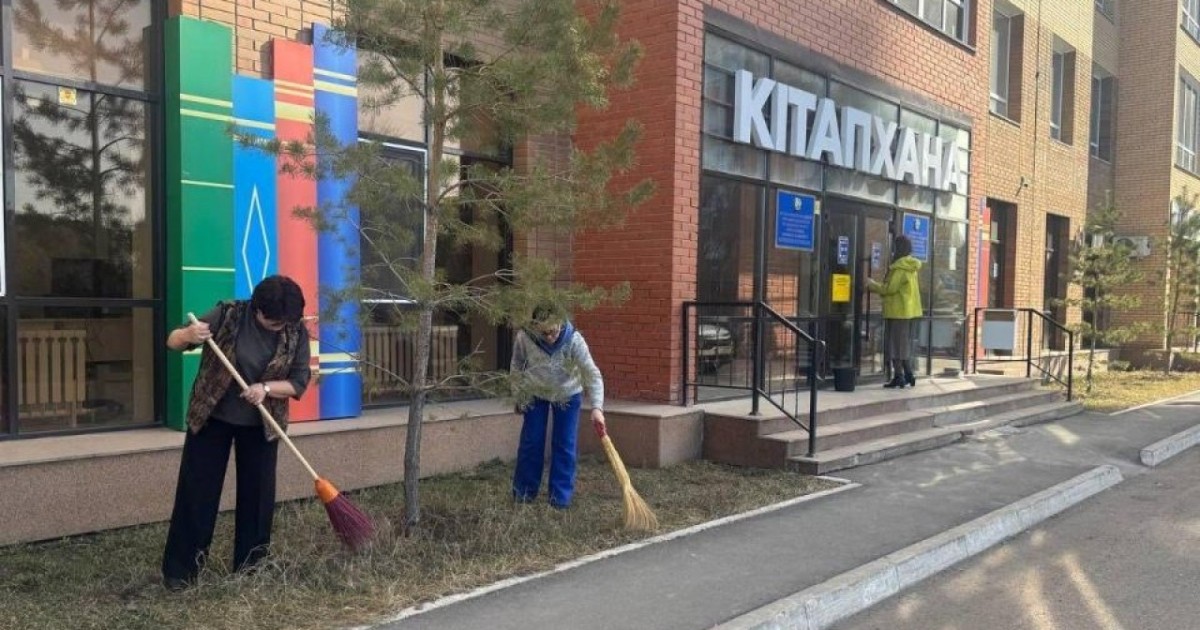 «Таза Қазақстан»: Астанадағы 25 кітапханада сенбілік өтті