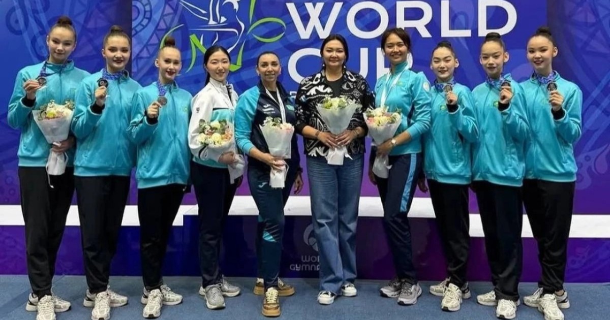 Қазақстан құрамасы көркем гимнастикадан Ташкенттегі Әлем кубогында күміс медаль алды