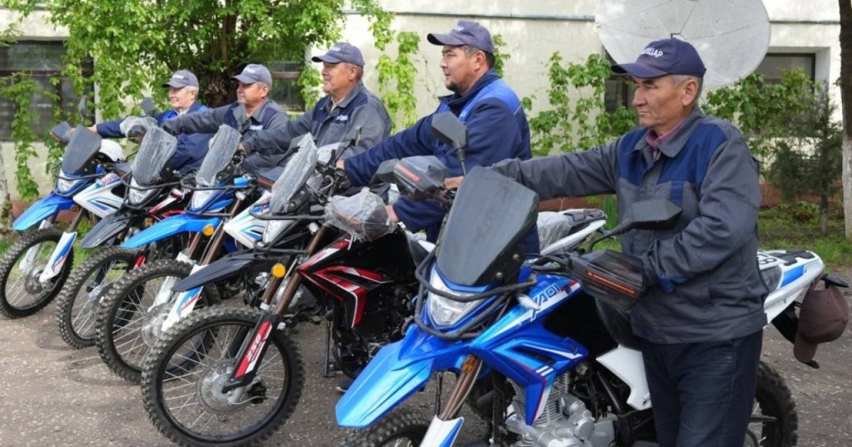 «Қазсушар» РМК филиалдарына 130 мотоцикл табысталды