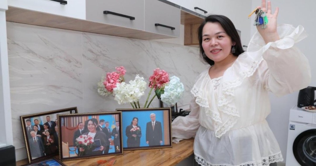 Жас ғалымдар Президент табыстаған пәтерлерге қоныстанды