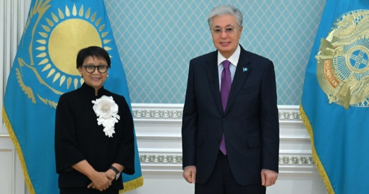 Тоқаев пен Ретно Марсуди Орталық Азияда су ресурстарын тиімді пайдалану мәселесі жөнінде пікір алмасты