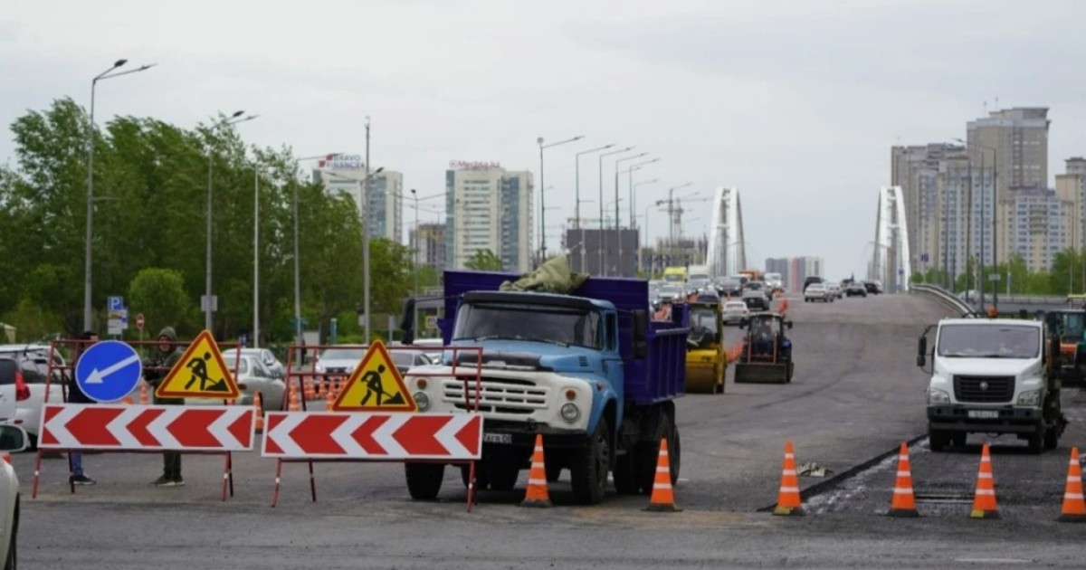 Астанада «Нұрлы жол» вокзалының жанындағы көшеде көлік қозғалысы ішінара шектеледі