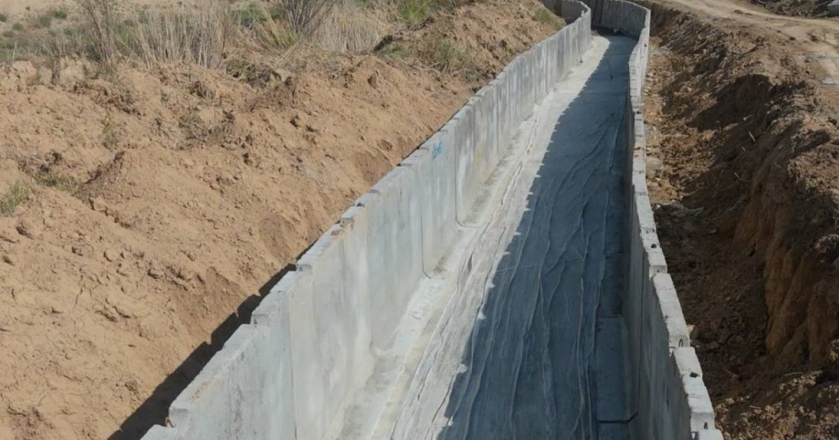 Жамбылдағы магистральдық канал жаңғыртылып жатыр