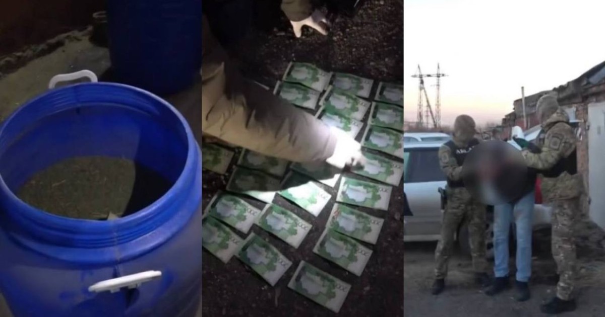 Өскеменде 93 келіден асатын есірткіні сақтаған күдікті ұсталды